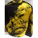 Chemise jersey jaune/noir Black Cat