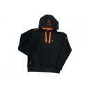 Sweat Fox hoodie black orange