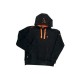 Sweat Fox hoodie black orange