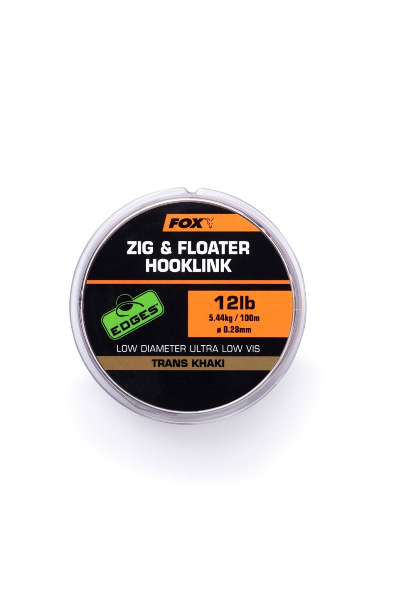 Zig and Floater Hooklink Trans Khaki 12lb 0,28mm