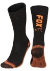 Fox Black / Orange Thermolite long sock 6 - 9 (Eu 40-43)