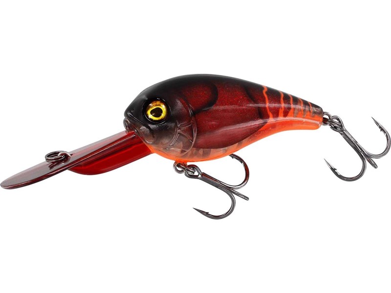 MEGABITE DR CRANKBAIT 6CM 19G FLOATING 3D FIRE CRAW