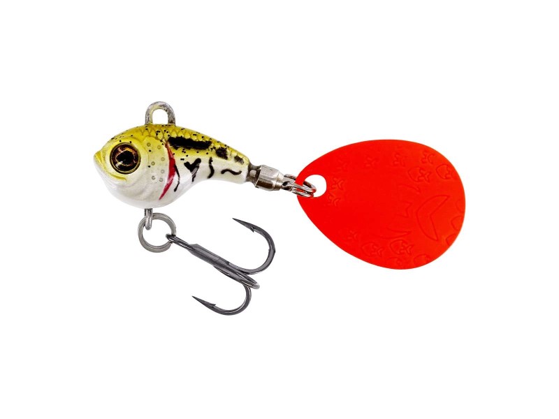 DROPBITE TUNGSTEN SPIN TAIL JIG 1,6CM 7G PEARL STICKLEBACK