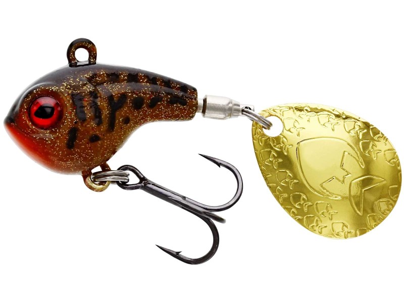 DROPBITE SPIN TAIL JIG 3,7CM 22G MOTOROIL BURBOT