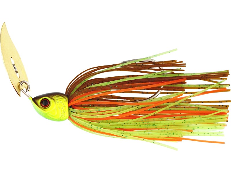 BLADEBITE V2 TUNGSTEN BLADED JIG 9G SINKING BROWN CHARTREUSE