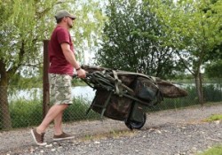 FX Explorer Barrow and Camo Lite Bag incl, 2 Straps & Mesh Bags