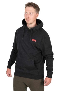 Spomb Black Marl Hoodie Pullover SMALL