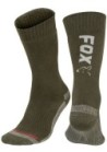 Fox Black / Orange Thermolite long sock 6 - 9 (Eu 40-43)