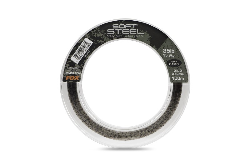 Soft Steel Fleck Camo Leader 60lb 27,3kg 0,70mm 80m