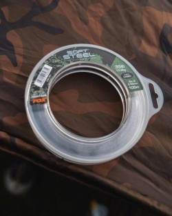 Soft Steel Fleck Camo Leader 60lb 27,3kg 0,70mm 80m