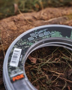 Soft Steel Fleck Camo Leader 60lb 27,3kg 0,70mm 80m