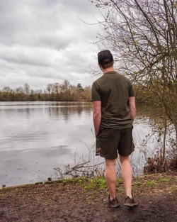 Fox khaki / Camo LW Swim Shorts small