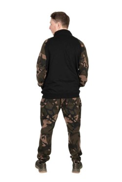 LW Black / Camo qtr zip 2 XL
