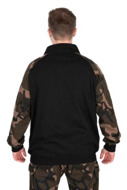 LW Black / Camo qtr zip MEDIUM