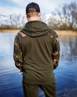 LW Khaki Camo Split Zip Hoody 3XL