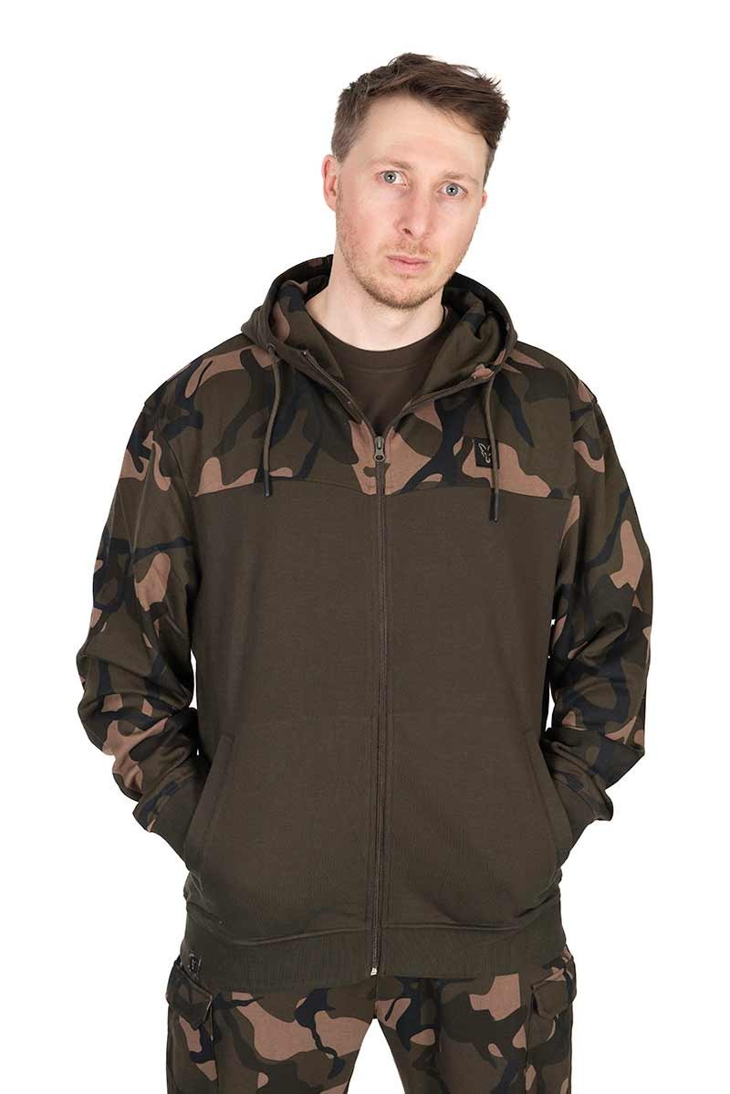 LW Khaki Camo Split Zip Hoody 2XL