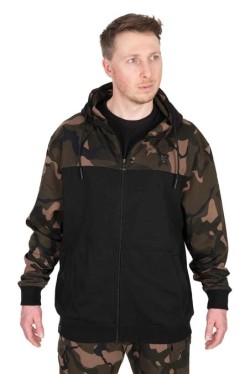 LW Black Camo Split Zip Hoody 3XL