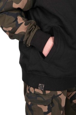 LW Black Camo Split Zip Hoody XL