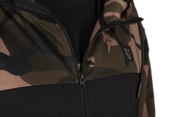 LW Black Camo Split Zip Hoody S