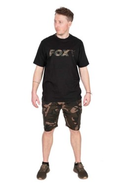 Black Camo Logo T-Shirt L