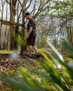 Khaki Camo Outline T-Shirt M