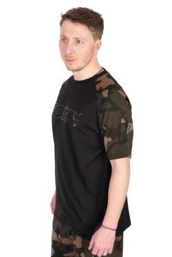 Black Camo Outline T-Shirt XL
