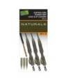 Edges Naturals Copper-Core Power Grip Lead Clip Leaders x3