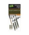 Edges Naturals Copper-Core Heli Rig Leaders 3pcs