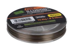 Edges Illusion Fluorocarbon 20lb 9,1kg 0,40mm 40m 4pcs naturals green