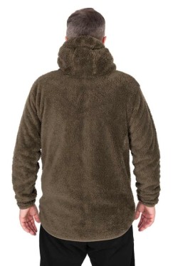 Khaki HD premium full zip teddy - M