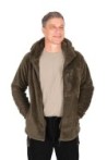 Khaki HD premium full zip teddy - M