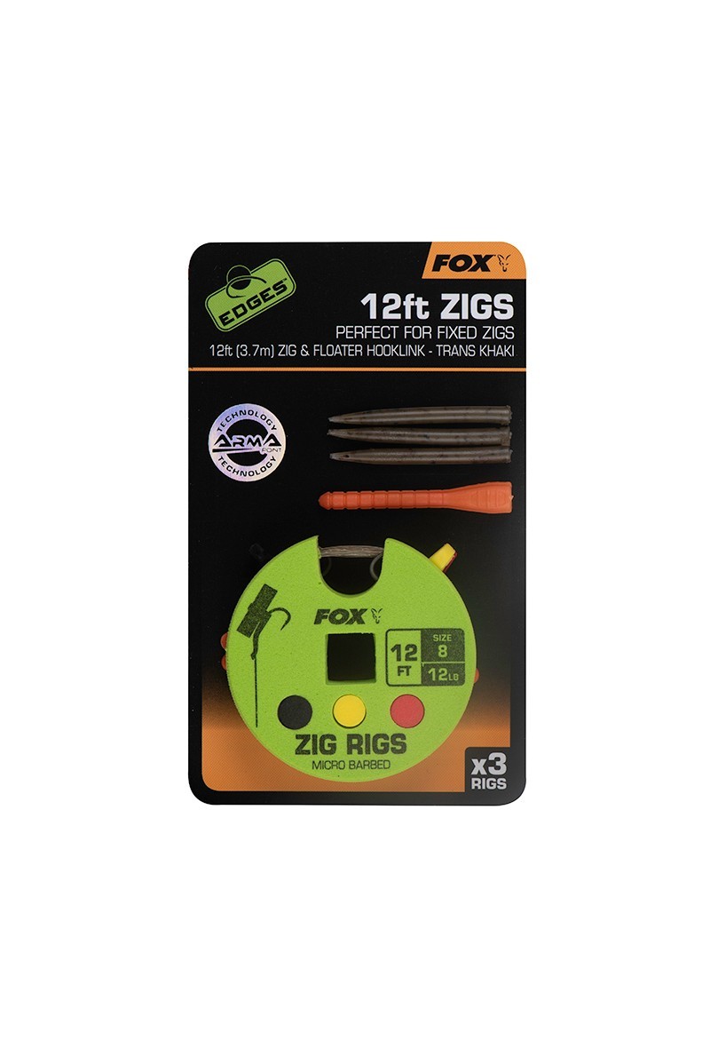 Edges Zig Ready Rigs Size 8 12lb 12ft