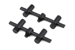 Black Label Slim Adjustable 3 Rod Buzz Bars 220mm 250mm