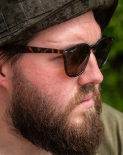 Shoreditch - Matt Toroise Shell/Brown Lens