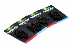 Safe Zone 4mm Rubber Bead Brown 25 pcs