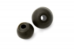 Safe Zone 4mm Rubber Bead Brown 25 pcs