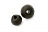 Safe Zone 4mm Rubber Bead Brown 25 pcs