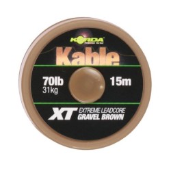 Kable XT Extreme Leadcore 70lb 15m Brown II