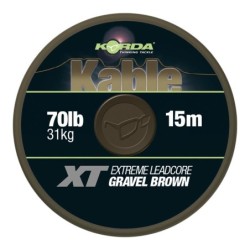 Kable XT Extreme Leadcore 70lb 15m Brown II