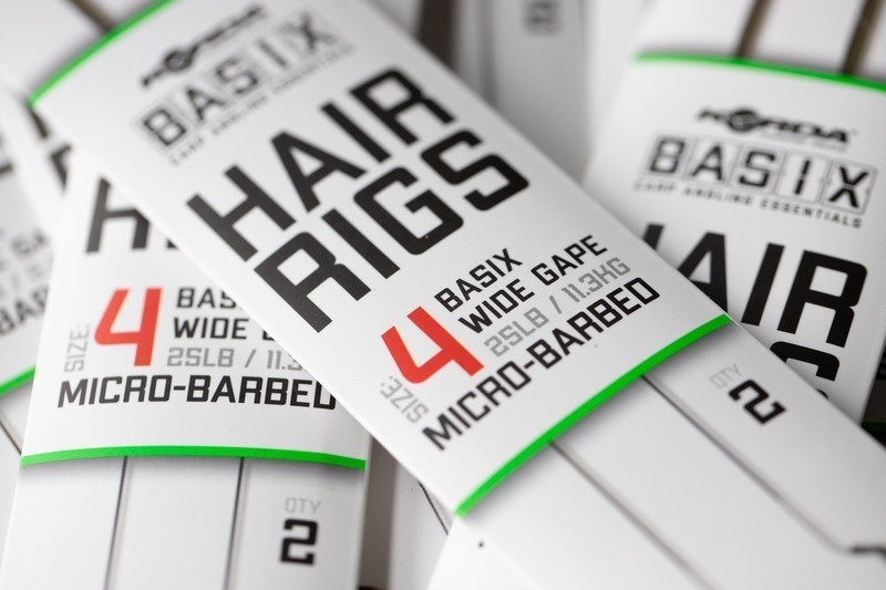 Basix Hair Rigs Wide Gape 4 25lb