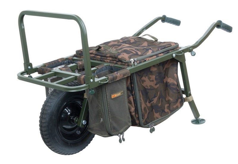 FX Explorer Barrow and Camo Lite Bag incl, 2 Straps & Mesh Bags
