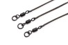 Kable Leadcore Leader Ring Swivel Gravel 50cm