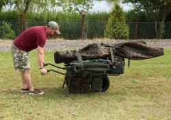 FX Explorer Barrow and Camo Lite Bag incl, 2 Straps & Mesh Bags