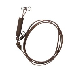 Dark Matter Leader Ring Swivel Weedy Green