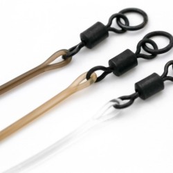 Dark Matter Leader 50 cm Ring Swivel Weed