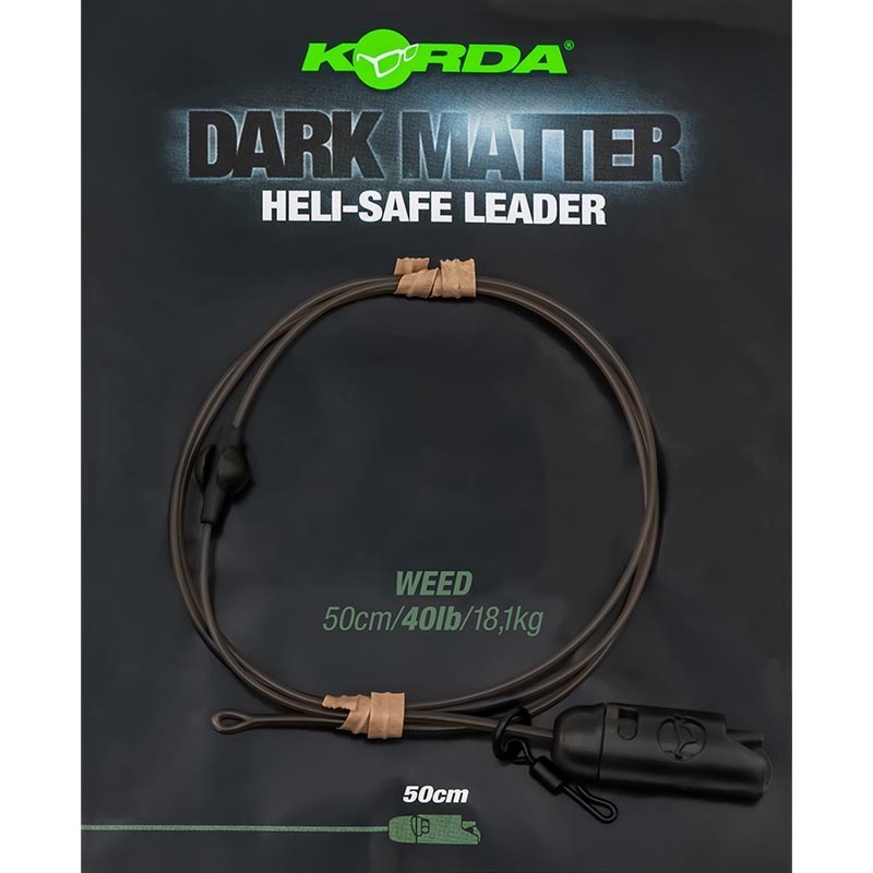 Dark Matter Leader Heli Safe Weed 40lb 50cm