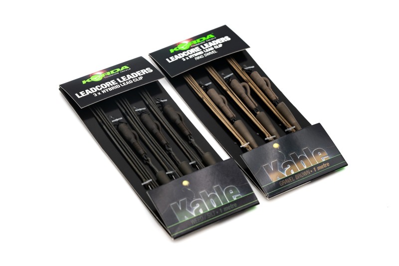 Leadcore leader Hybrid Lead Clip Gravel, 3 pack