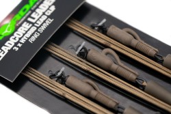 Leadcore leader Hybrid Lead Clip Gravel, 3 pack