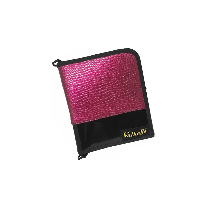 POCHETTE LURE WALLET L CHERRY PINK LEATHER