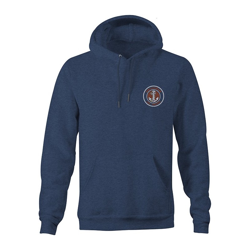 SWEAT DISPLACEMENT HOODIE NAVY HEATHER S (20032 - 411)
